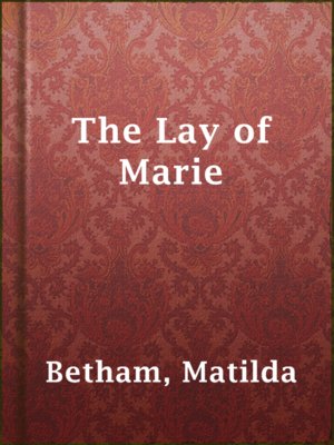 cover image of The Lay of Marie